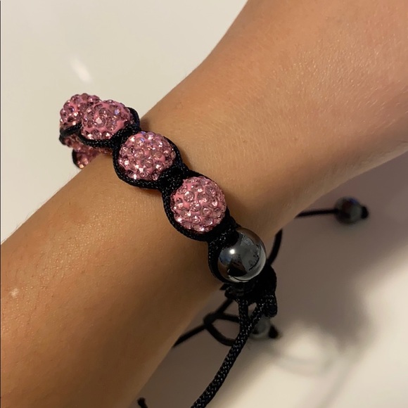 Pink Shamballa Bracelet - Picture 2 of 3